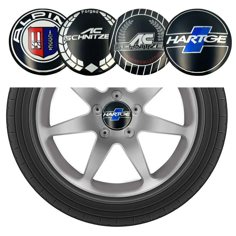 56 мм наклейки на центральную крышку ступицы автомобиля для ALPINA HARTGE AC Schnitzer X1 X3 X5 X6