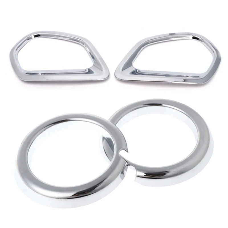 

ABS Chrome Front and Rear Fog Lights Cover Trim Decorative Frame For Mitsubishi Outlander 2016-2020