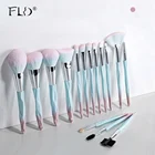 FLD Профессиональный набор кистей для макияжа, косметическая основа, пудра для лица, губ, глаз, тени для век, расческа для бровей, кисть для консилера, инструмент для макияжа