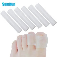 8pcs silicone tube finger toe protectors foot corn blisters calluses pain relief guard toe pads for outdoor sports care tools