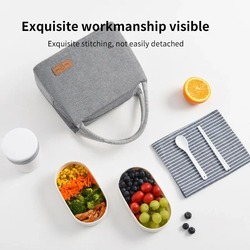 Портативная изолированная сумка для обеда в уличном стиле утолщенная коробка из