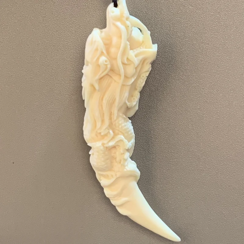 Прямые поставки с фабрики новый продукт гайка цвета слоновой кости резной