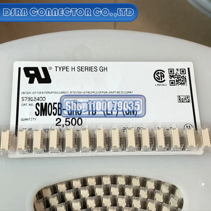 

50pcs/lot SM05B-GHS-TB(LF)(SN) 5P 1.25MM legs width 100% New and Original