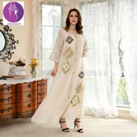 roken evan 2022 islamic cothing for women muslim dress dubai abayas maxi print dress indian dress middle east