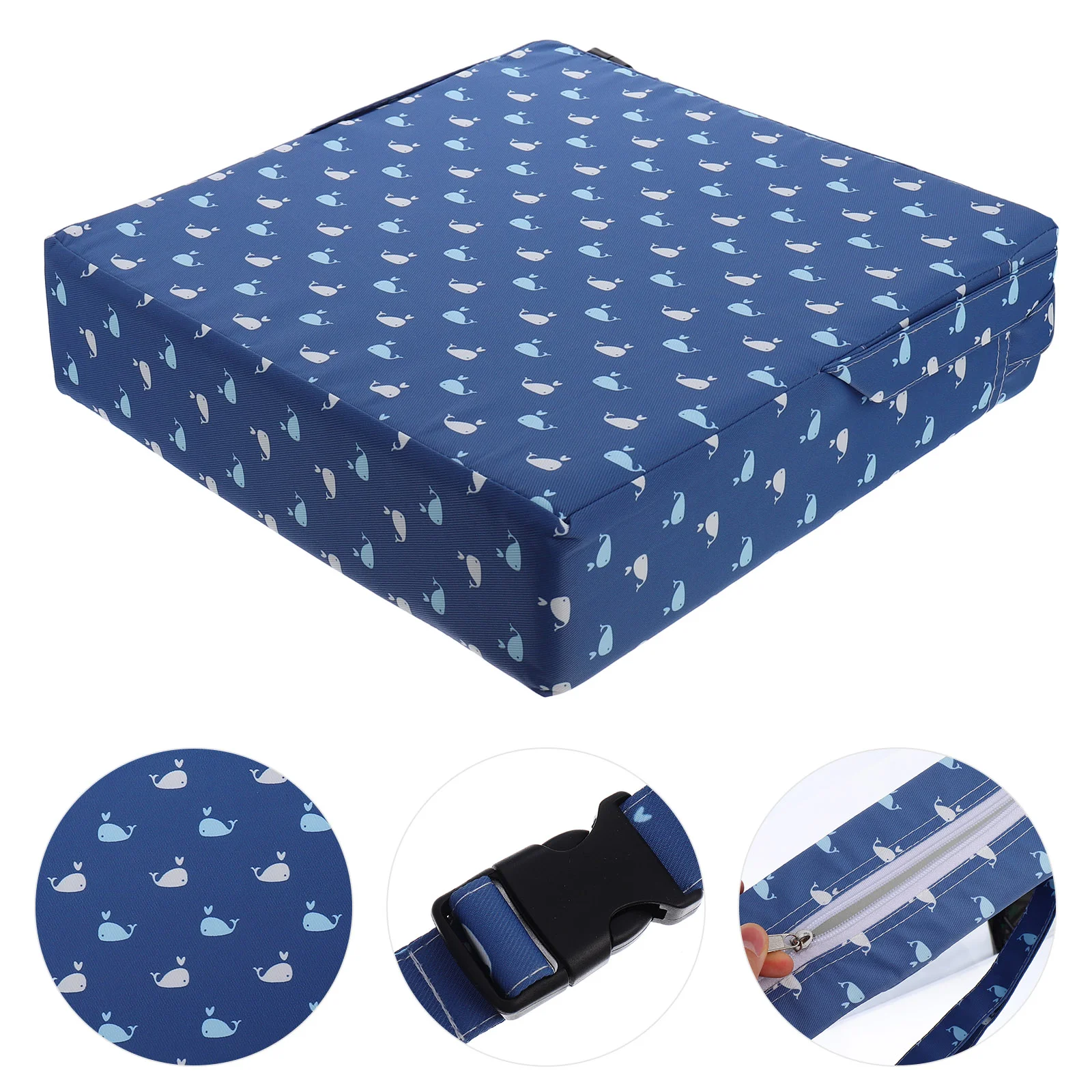 

High Chair Baby Kids Dining Cushion Toddler Booster Pad Portable Straps Safety Children's