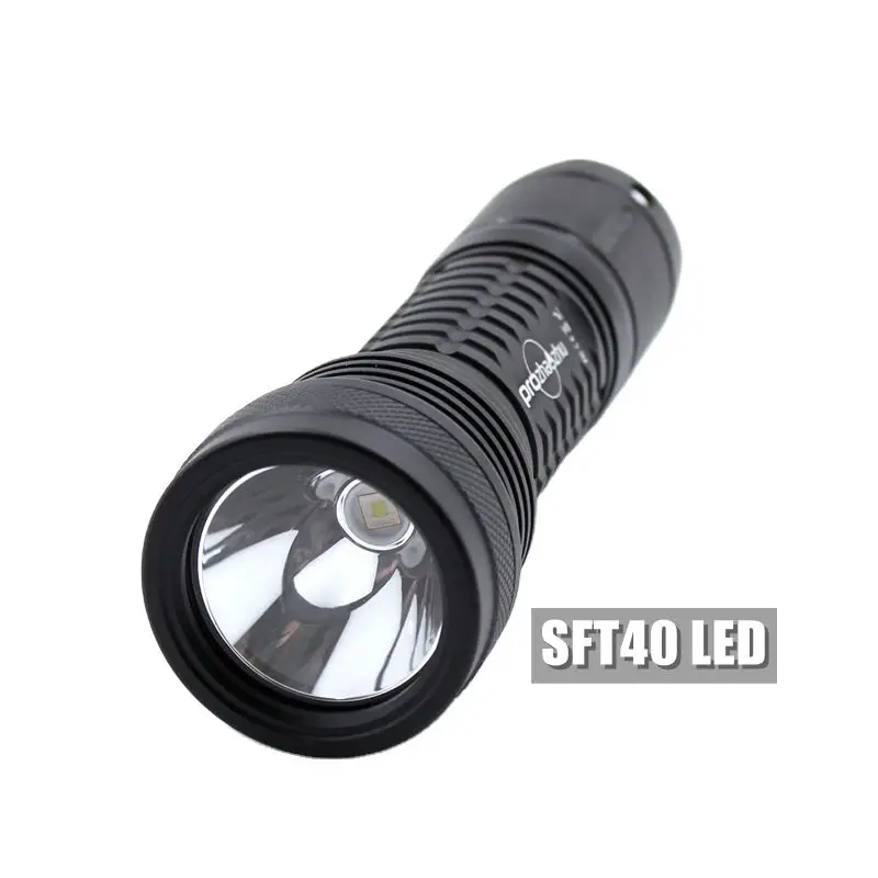 Водонепроницаемый фонарик для дайвинга SFT40 2500 люмен IP68 150 м