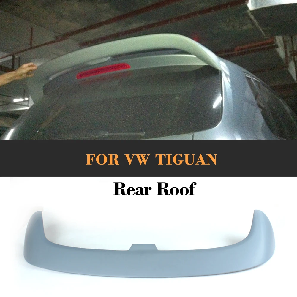 

FRP Unpainted Car Rear Trunk Spoiler Lip Wings For VW Tiguan 2012UP