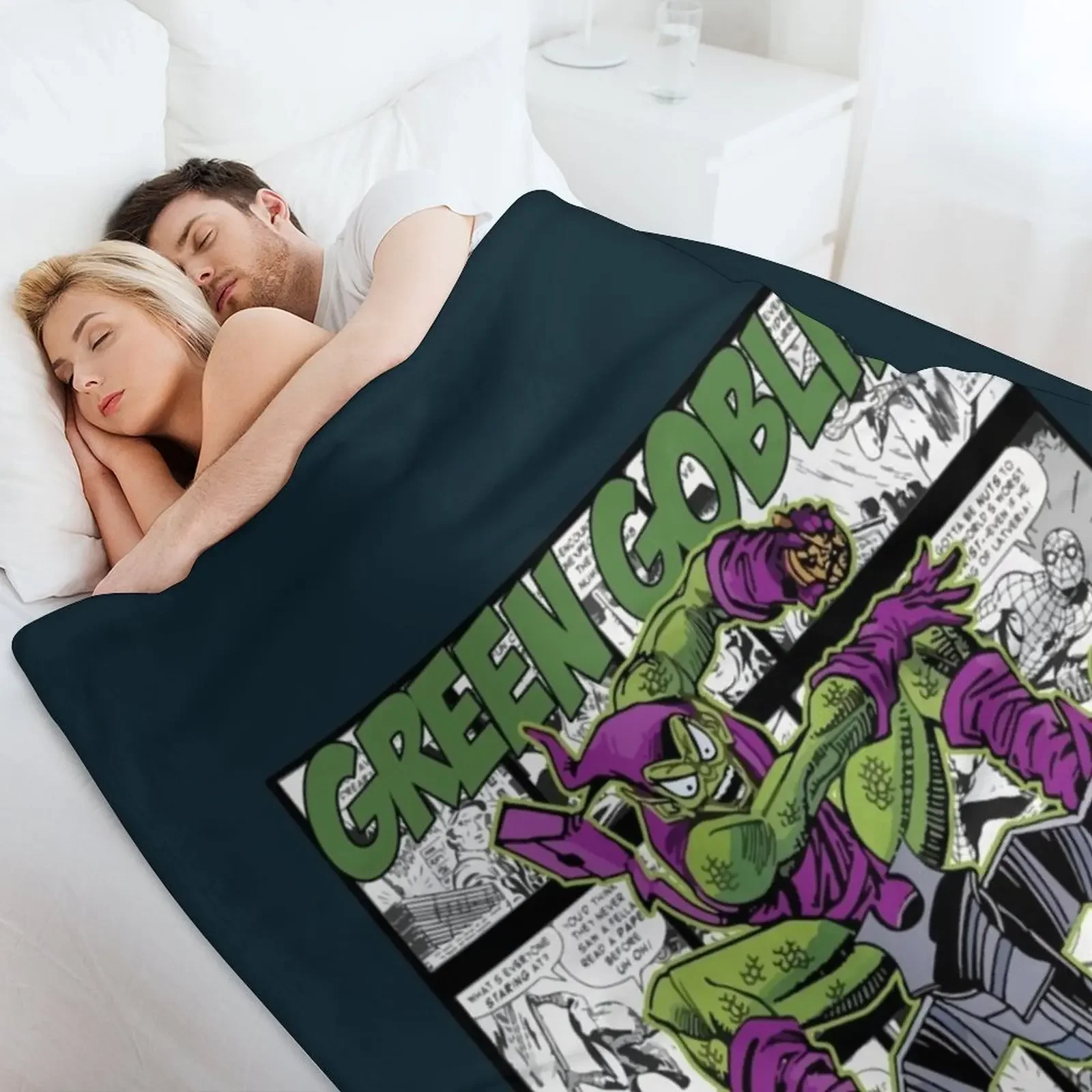 Одеяло с зеленым гоблином брендовые флярные рождественские украшения одеяла