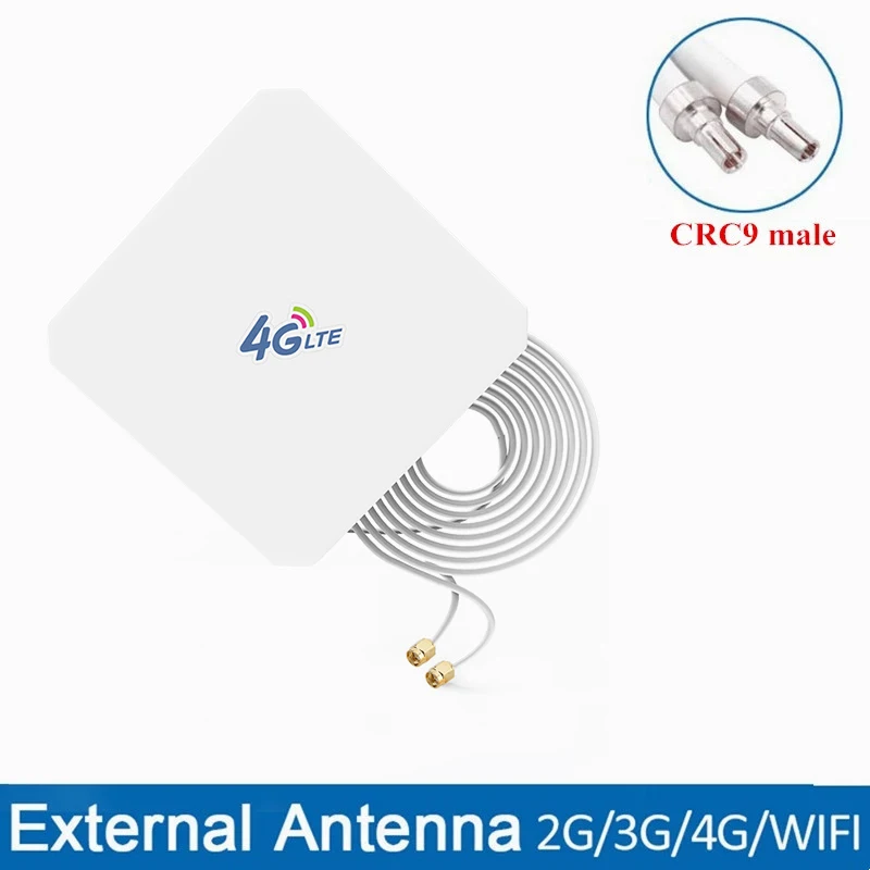 Hi-Gain 3G 4G LTE Outdoor 35dBi Directional Wide Band MIMO Wifi Antenna SMA TS9 CRC9 3 Meter RG174 Cable Antenna for Router images - 6