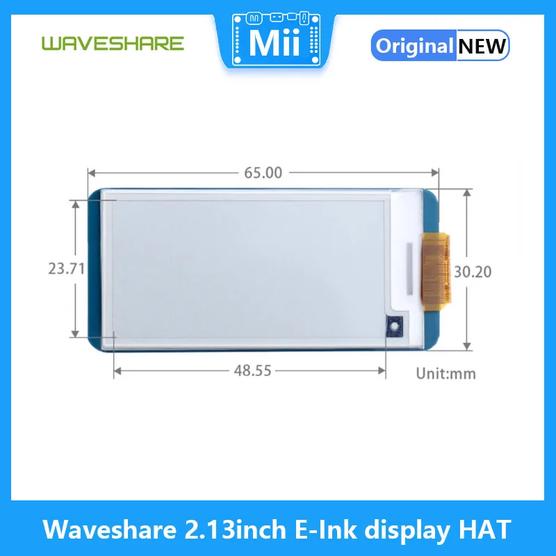 Raspberry Pi 2 13-дюймовая шляпа для электронной бумаги Waveshare дисплей E-Ink разрешение 250x122
