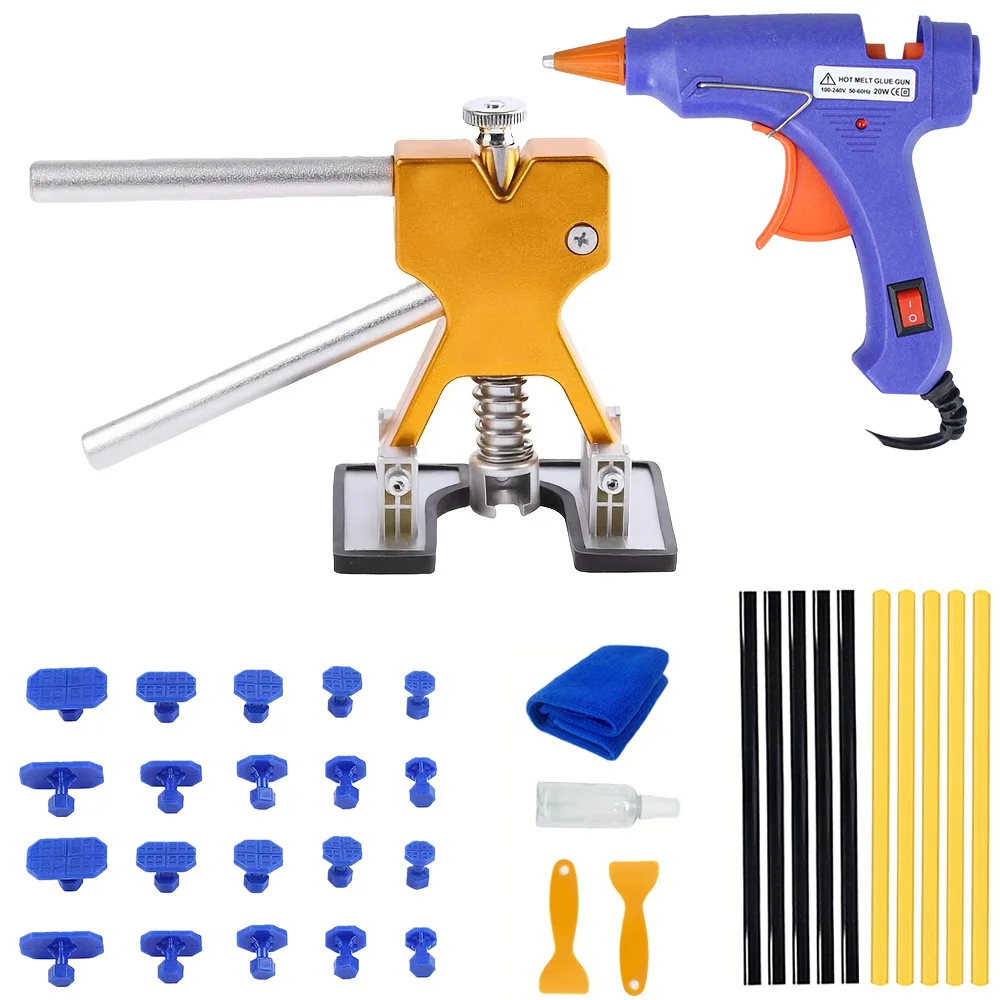 

Инструмент для ремонта вмятин с краской автомобиля, комплект для ремонта без покраски, подъемник для вмятин, съемник кузова автомобиля, большой, маленький, ремонт для удаления градусов