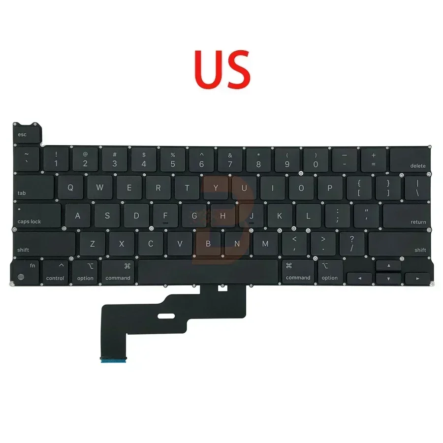 Новинка 5 шт. для Macbook Pro Retina 13 дюймов M1 M2 A2338 клавиатура США Великобритания Испания