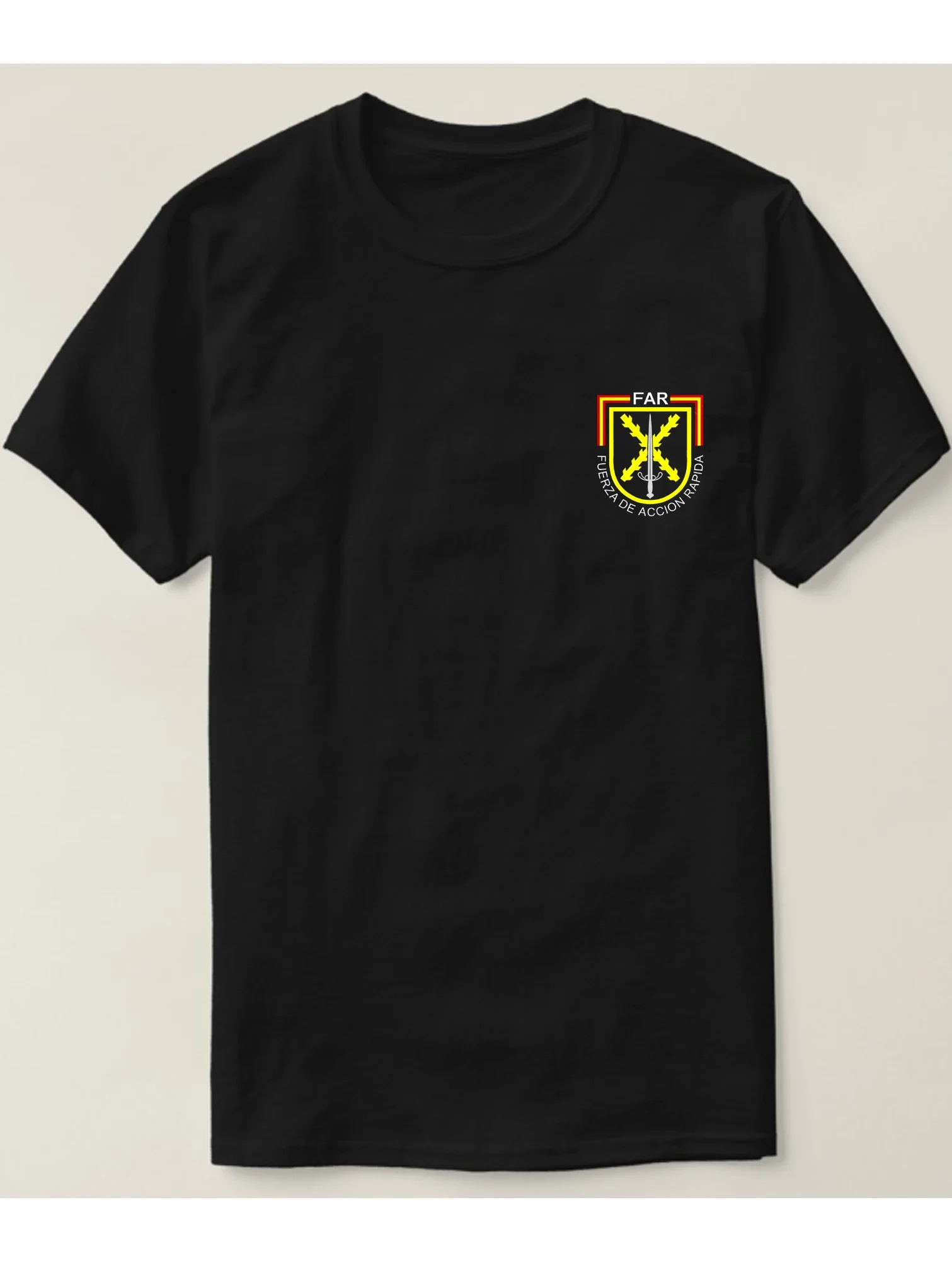 Фото Camiseta Fuerza De Accion Rapida Español. 100% Algodón, De Alta Calidad, De Gran Tamaño, Casual №1