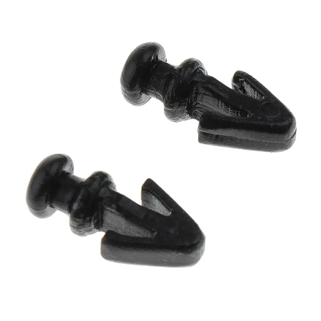 100 шт. черные молдинговые зажимы с отверстием 6 8 мм для фокуса