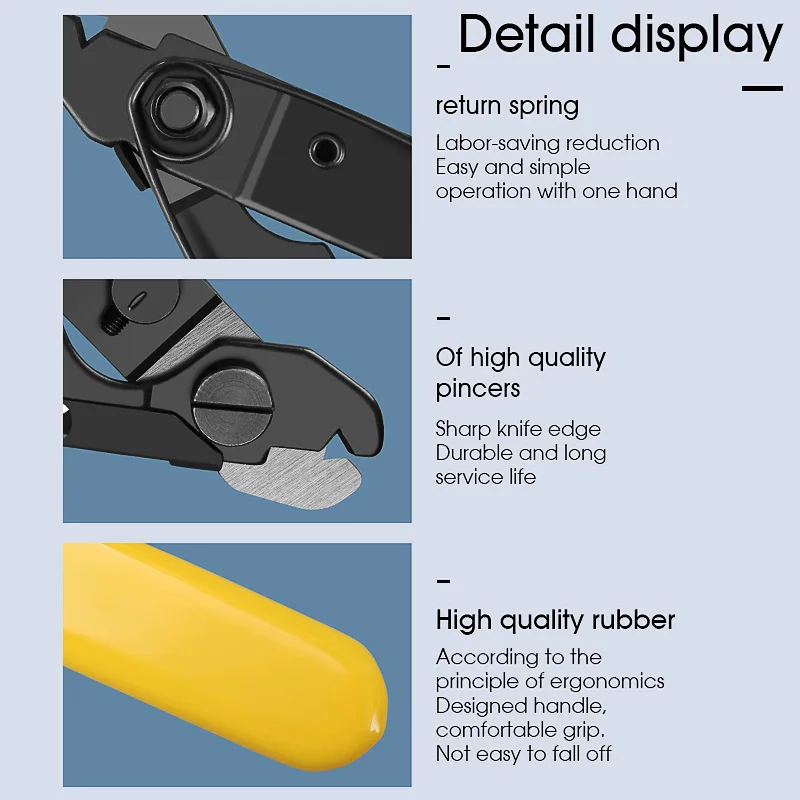 FO103-S Single Hole Fiber Optic Cable Stripper Miller Clamp Fiber Stripping Pliers FO103-S Cable Stripping Tool