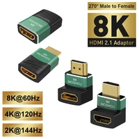 moshou hdmi 2 1 adapter extender 8k 60hz 4k 120hz 48gbps earc hdr video male to female adapter for sony ps5 extension plug