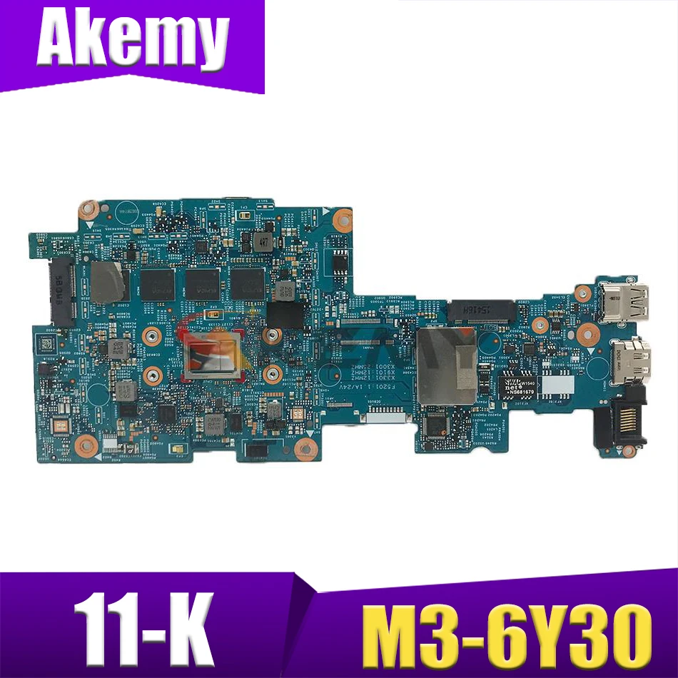 

FOR HP X360 11-K Laptop motherboard 827663-601 829205-601 46H.05WMB2001 W/ SR2EN M3-6Y30 CPU 100% Full tested OK