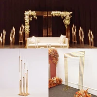 romantic home party backdrops garden wedding flower welcome door arch birthday candlestick ornaments hotel decoration supplies