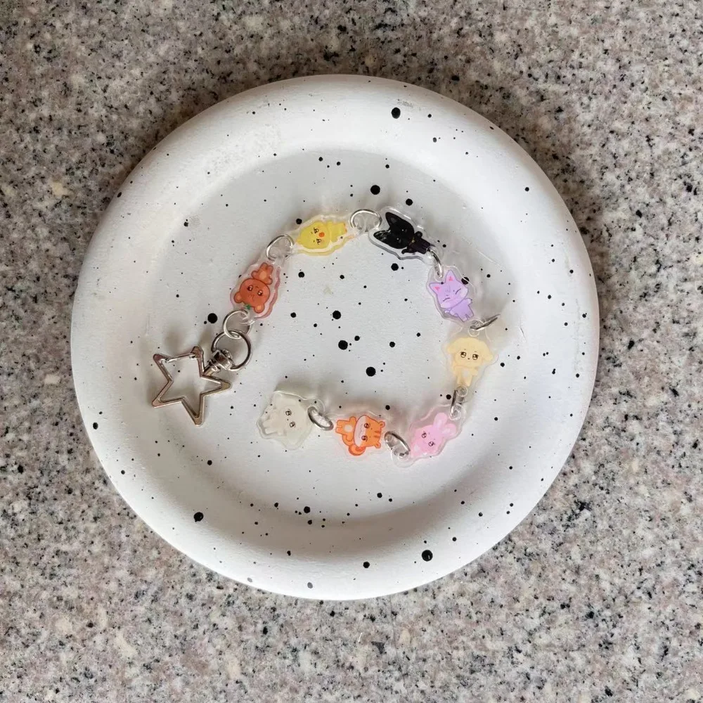 Kpop Idols мультфильм TWICE RIIZE ZB1 ATEEZ прекрасный акриловый милый брелок Kawaii изображение