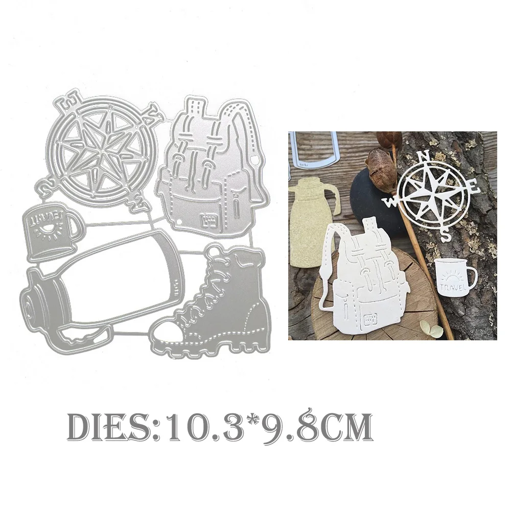 

Schoolbag Craft Dies Background Metal Cutting Die DIY Scrapbook Card Making Photo Album Decoration New Embossing Stencils