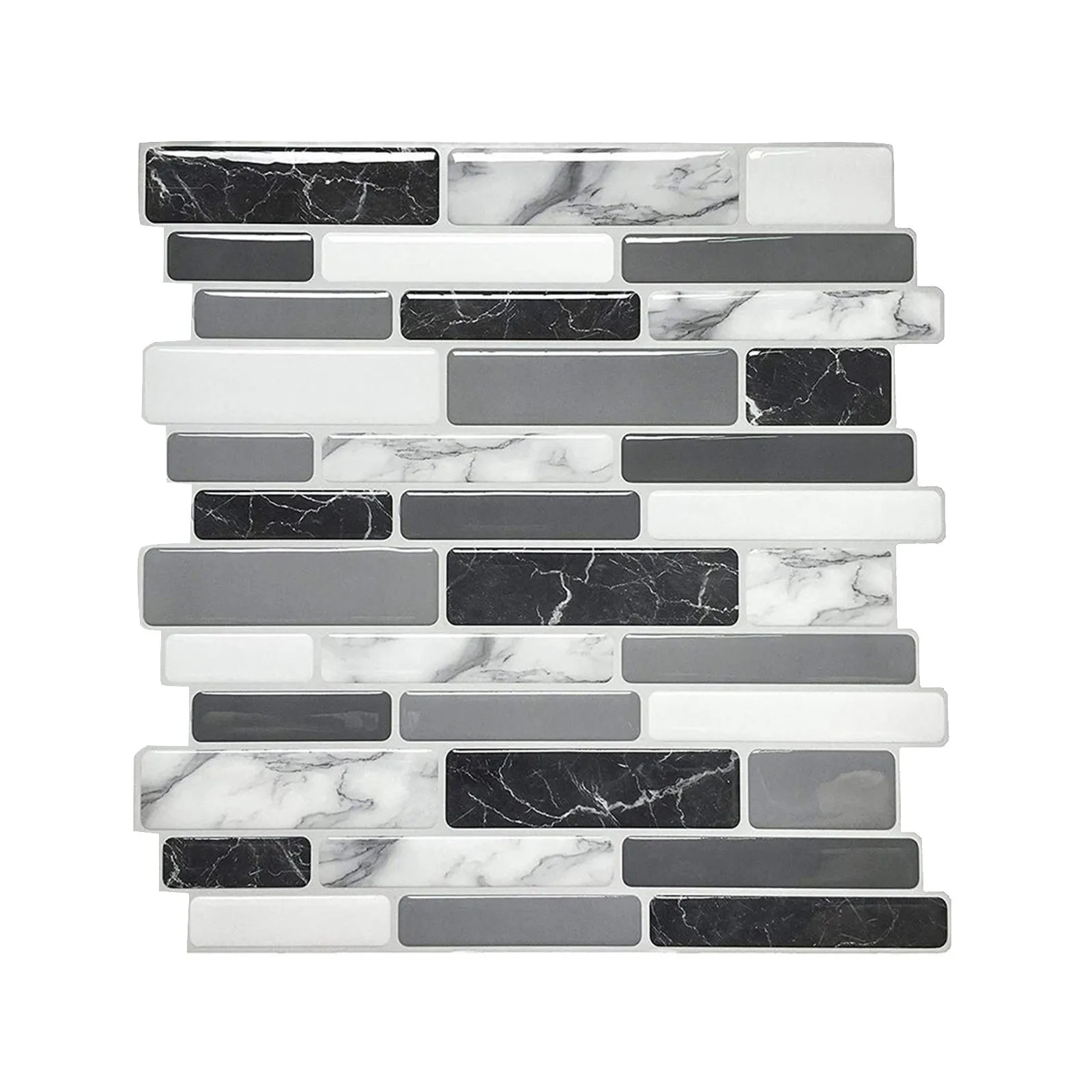 

1Pcs 3D Self-adhesive Stickers Peel And Stick Wall Tiles 3d Crystal Tile Stickers Diy Waterproof Self Adhesive Wall Stickers