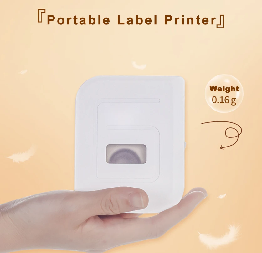 Мини-принтер для этикеток с лентой портативный Bluetooth-принтер хранения доставка