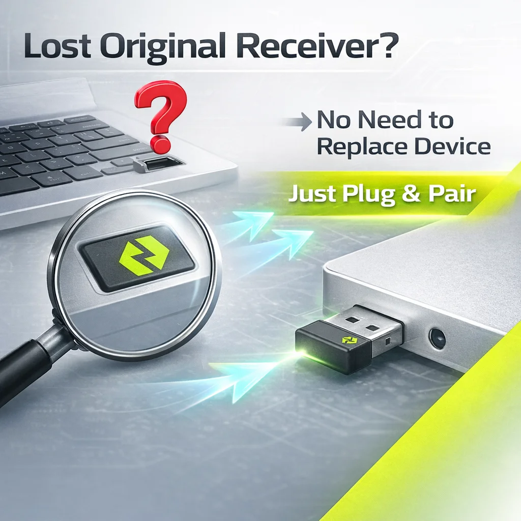 Фото Беспроводной USB-A приемник для мыши и клавиатуры Logitech с поддержкой Bolt, сменный адаптер для MX Keys Mini, MX Master 3S, M650 №2