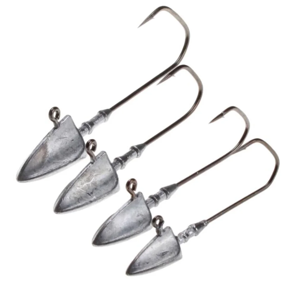 

5pcs Spinner Fishing Lures Bait Barbed Jig Hooks Triangle Head Fishing Lure Bass Hard Bait Fishing Tackle 3.5g/5g/7g/10g/14g