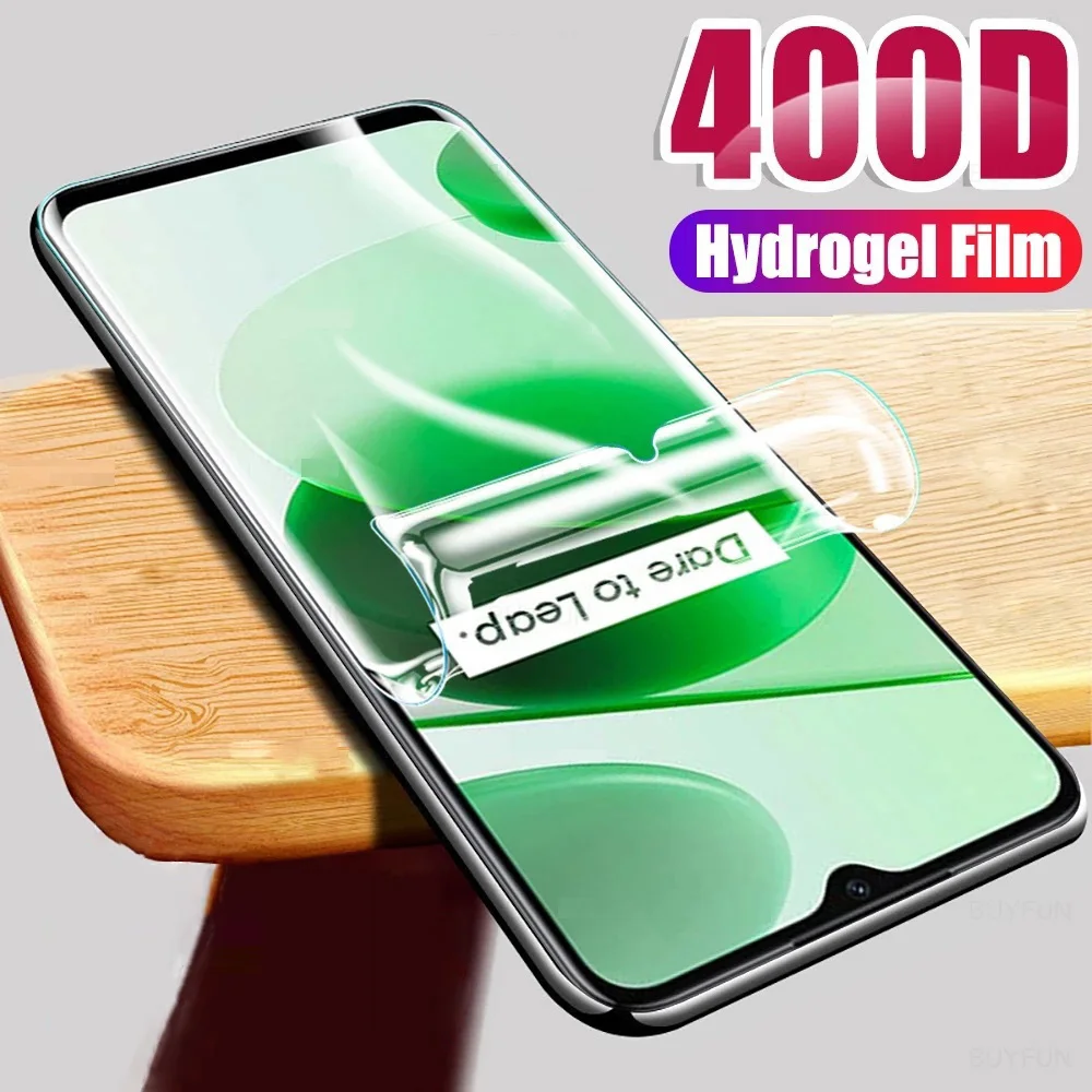 

Full Cover Hydrogel Film For Realme C11 2021 C21 C25S C33 C30 Screen Protector For Realme 10 9 Q5 Pro Plus 9i 8i 8 Film