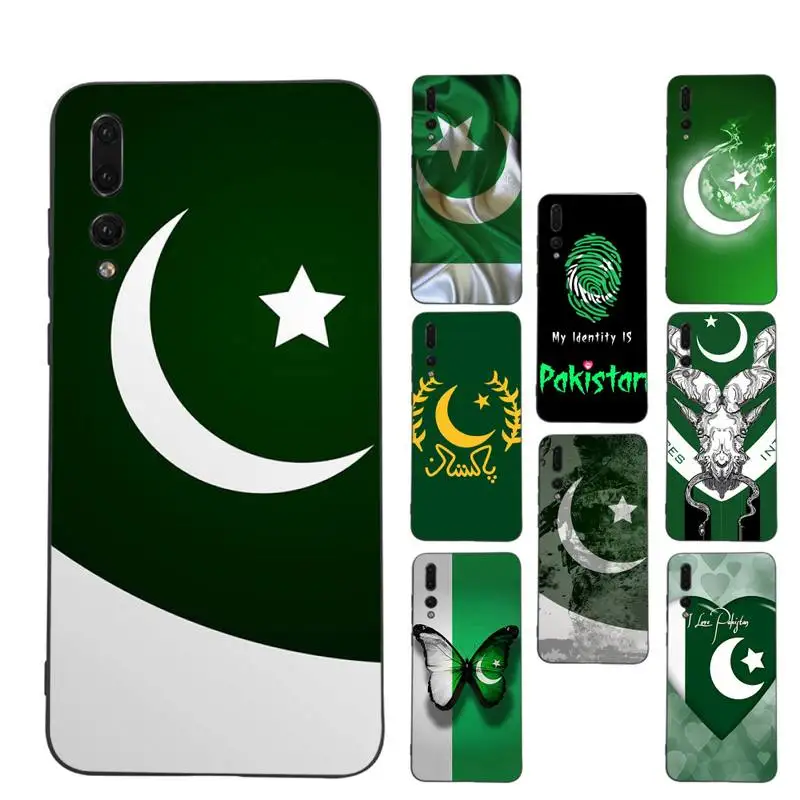 

RuiCaiCa Pakistan flag Phone Case Soft Silicone Case For Huawei p 30lite p30 20pro p40lite P30 Capa