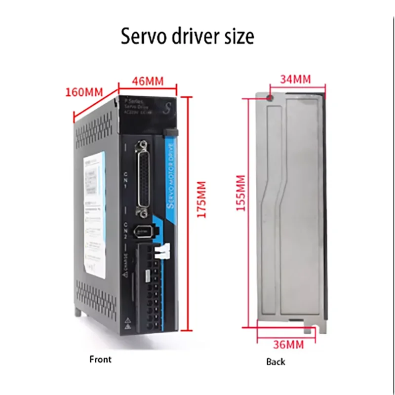 Серводвигатель переменного тока SWX60 200 Вт/400 Вт/600 Вт 0.64N/1.27N/1.91NM3000 об/мин