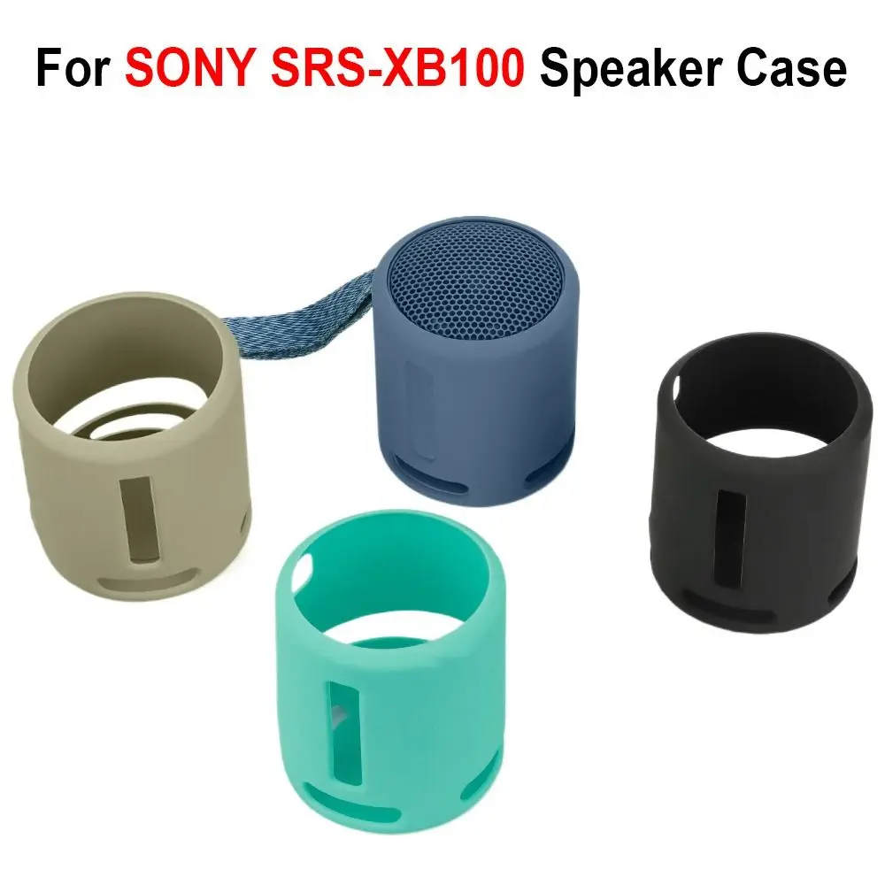 Силиконовый Защитный Чехол Для Sony Srs-xb100 Мягкий Противоударный С Полным Покрытием