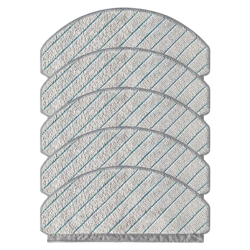 

Replacement For ECOVACS DEEBOT T10/T10 TURBO Robot Vacuum Cleaner Spare Accessories Mop Cloth 5Pcs