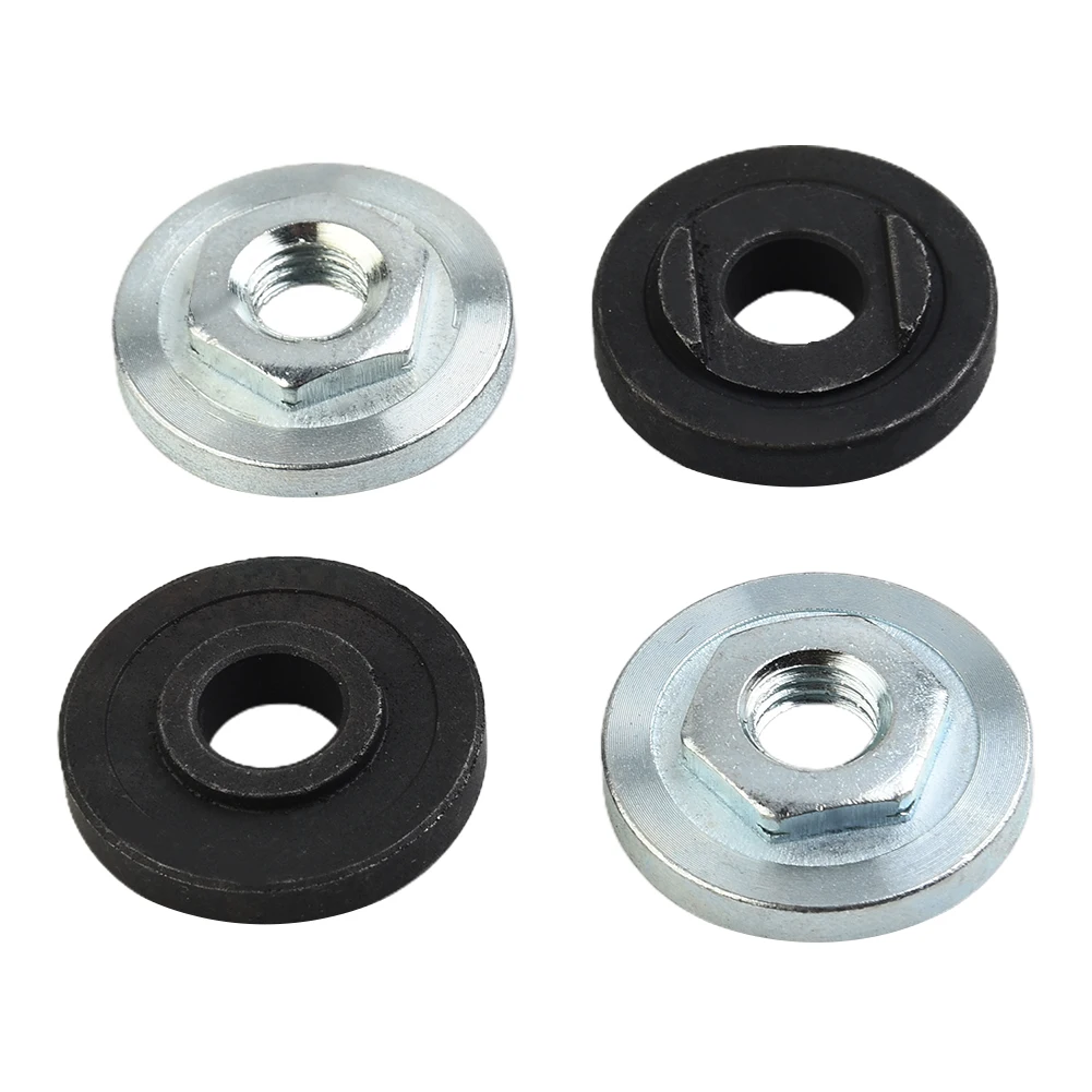 

4pc Angle Grinder Pressure Plate Hexagon Nut Modified Splint Tool For Type 100 Angle Grinder Non-slip Anti-rust Tool Accessorie