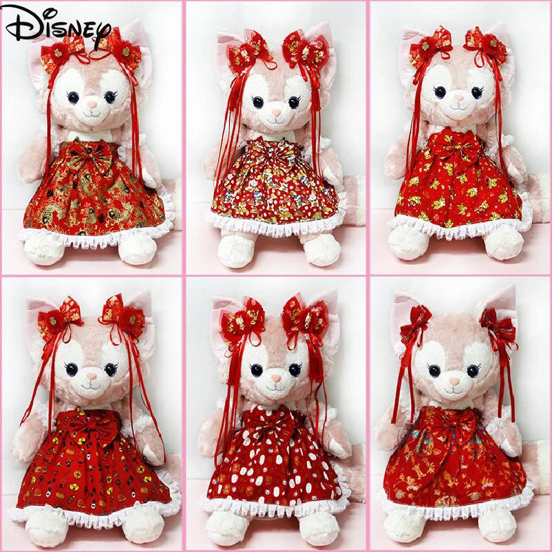 

New Year Disney Cartoon Anime Linabell Plush Doll Lolita Princess Skirt Plush Pillow Toy Dress Kawaii Doll Children Stuffed Gift