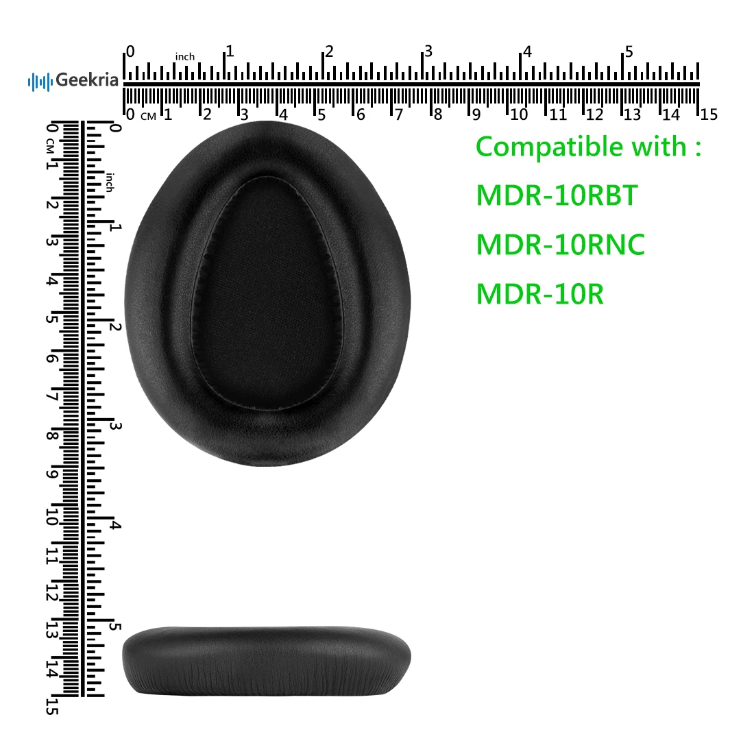 Сменные амбушюры Geekria QuickFit для наушников SONY MDR-10RBT MDR-10RNC MDR-10R