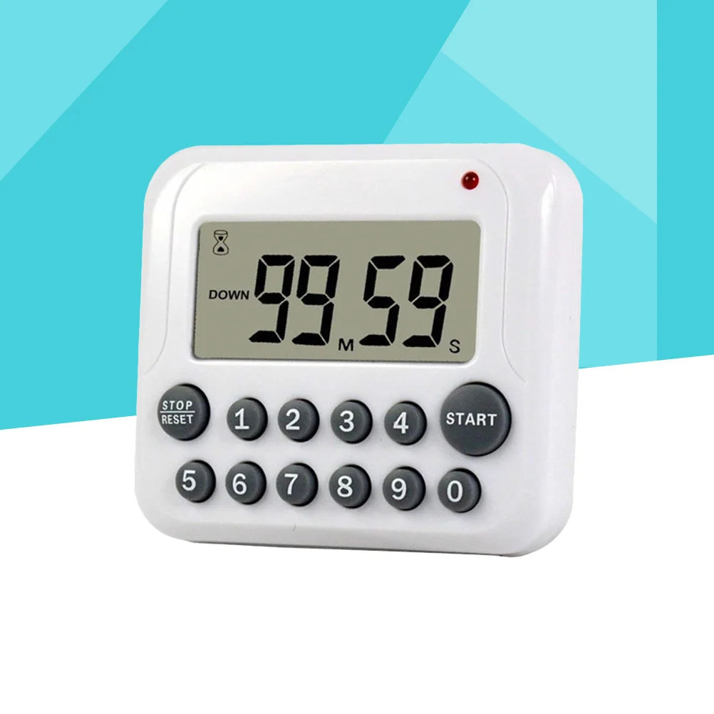 Полезный ЖК-экран цифровой кухонный таймер для приготовления пищи часы