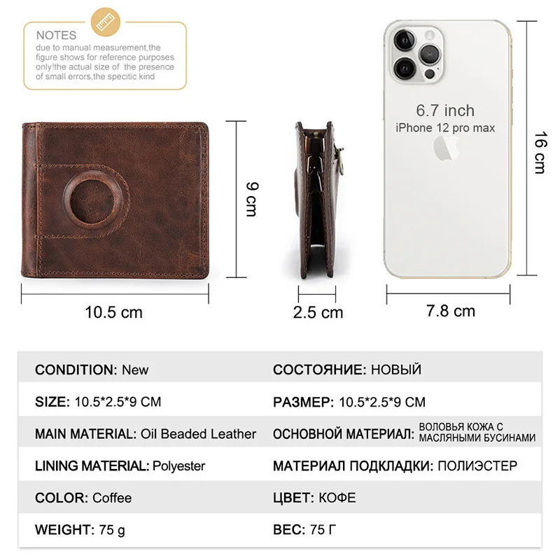 Cena Airtags Portfel Luksusowe Prawdziwej Skóry RFID Zipper Torebki Anti-lost ID Etui Na Karty Kredytowe Z Apple Airtag Case Składany Portfel Męski Tanie Airtags Portfel Luksusowe Prawdziwej Skóry RFID Zipper Torebki Anti-lost ID Etui Na Karty Kredytowe Z Apple Airtag Case Składany Portfel Męski