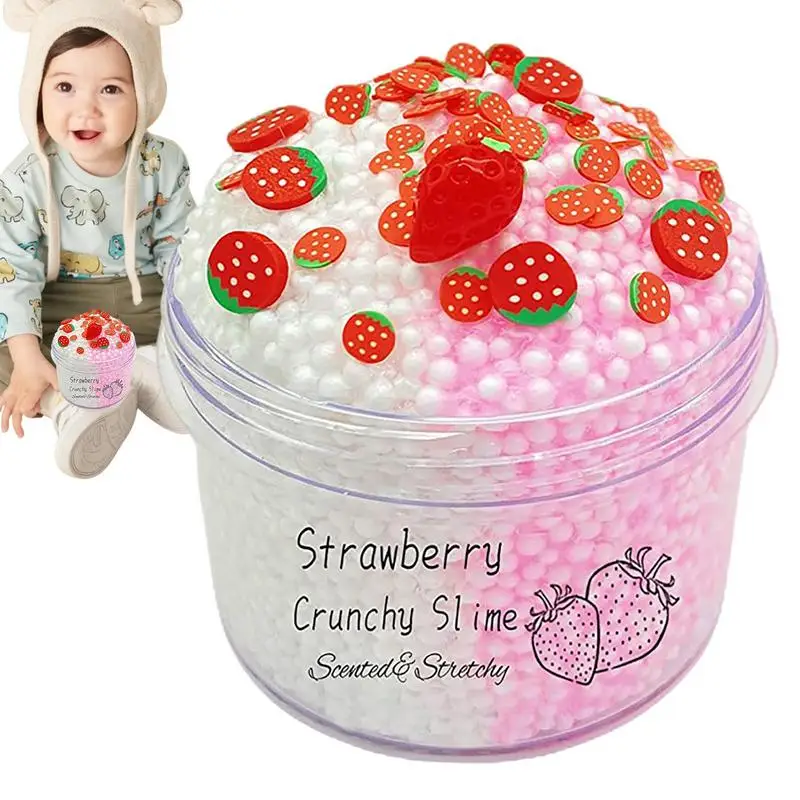 

Crunchy Strawberry Butter Kit For Girls Super Soft And Non-sticky Birthday Gifts Party Favors For Girl And Boys