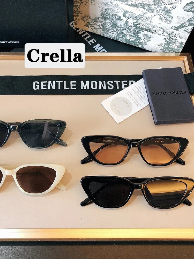 

2022 GM Latest New Women's Men Gentle Monster Sun Glasses CRELLA Uv Polarized Cat's Eye SunGlasses