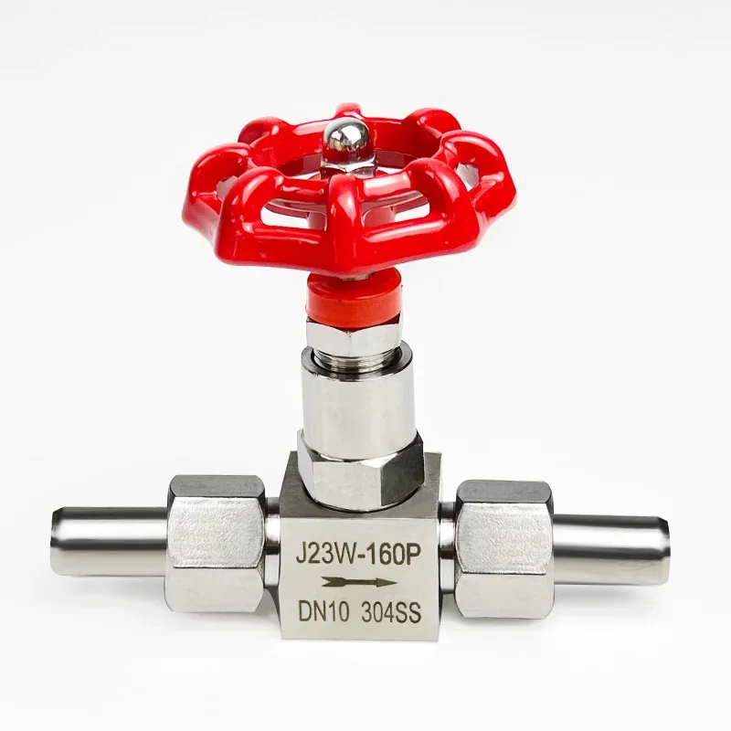 Игольчатый клапан J23W из нержавеющей стали 304316L, сварной шаровой клапан высокого давления J23W-160P J23W-160R DN8-DN25 (art.: 3920da186b19e) - 3920da186b19e