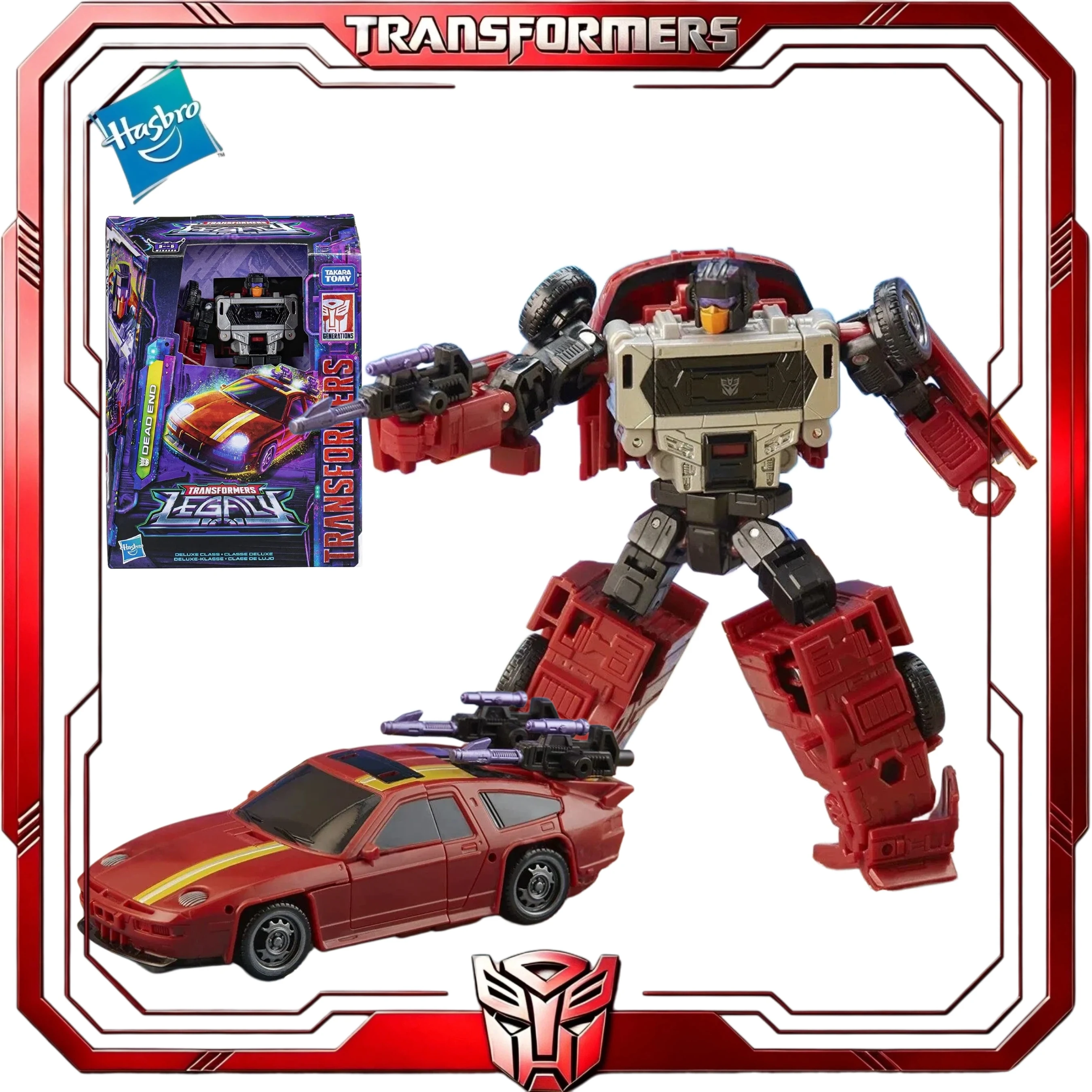 Фото В наличии: Коллекционная фигурка Transformers Legacy Deluxe Dead End Hasbro G1 Stunticon Menasor Arm Sports Car – подарок для фанатов №1