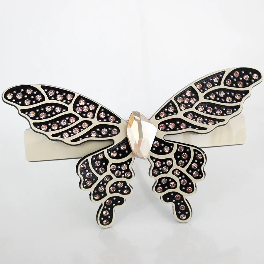 

Fine Butterfly Hair Accessory Ornament Jewelry Clip Barrettes for Women Girls Fine Cellulose Acetate Ponytail Holders for Tiara