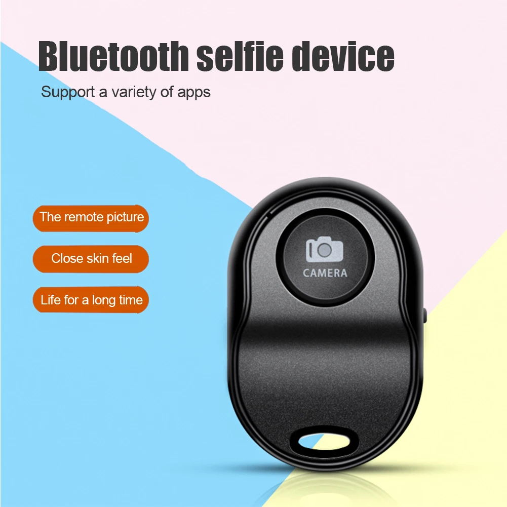 Bluetooth-compatible Selfie Controller Self-timer Mini Camera Shutter Release Wireless Remote Control Button for IOS Android