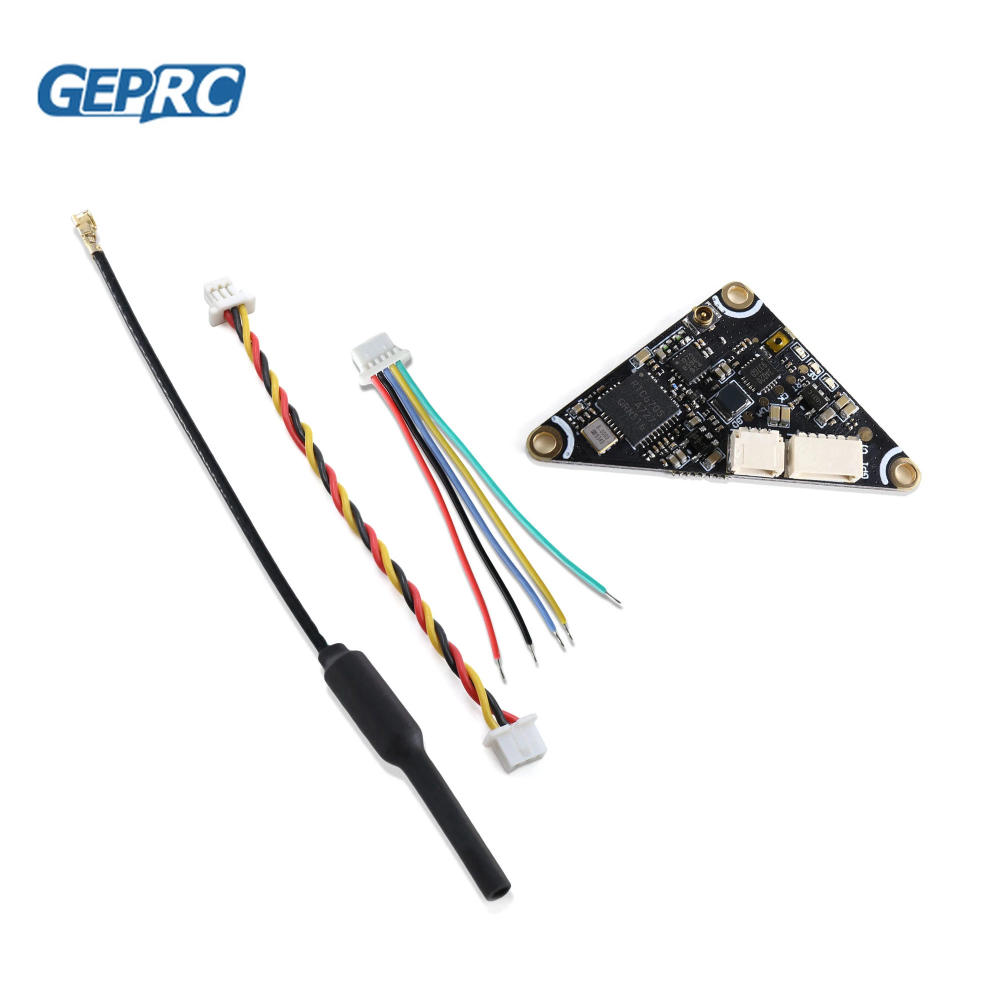 

GEPRC GEP-VTX200-Whoop 5.8GHz 48CH Pit 25/100/200mw VTX Flight Controller Switchable Transmitter for RC FPV Tinywhoop Drones