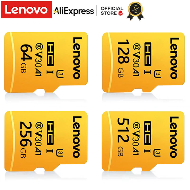 Micro TF SD карта памяти Lenovo класс 10 32 ГБ 64 128 256