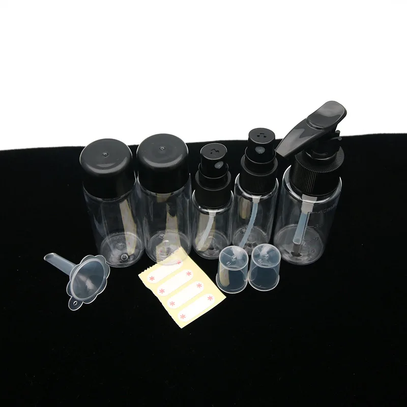 Пустой пластиковый мини-флакон для косметического макияжа 7 шт./компл. - купить по