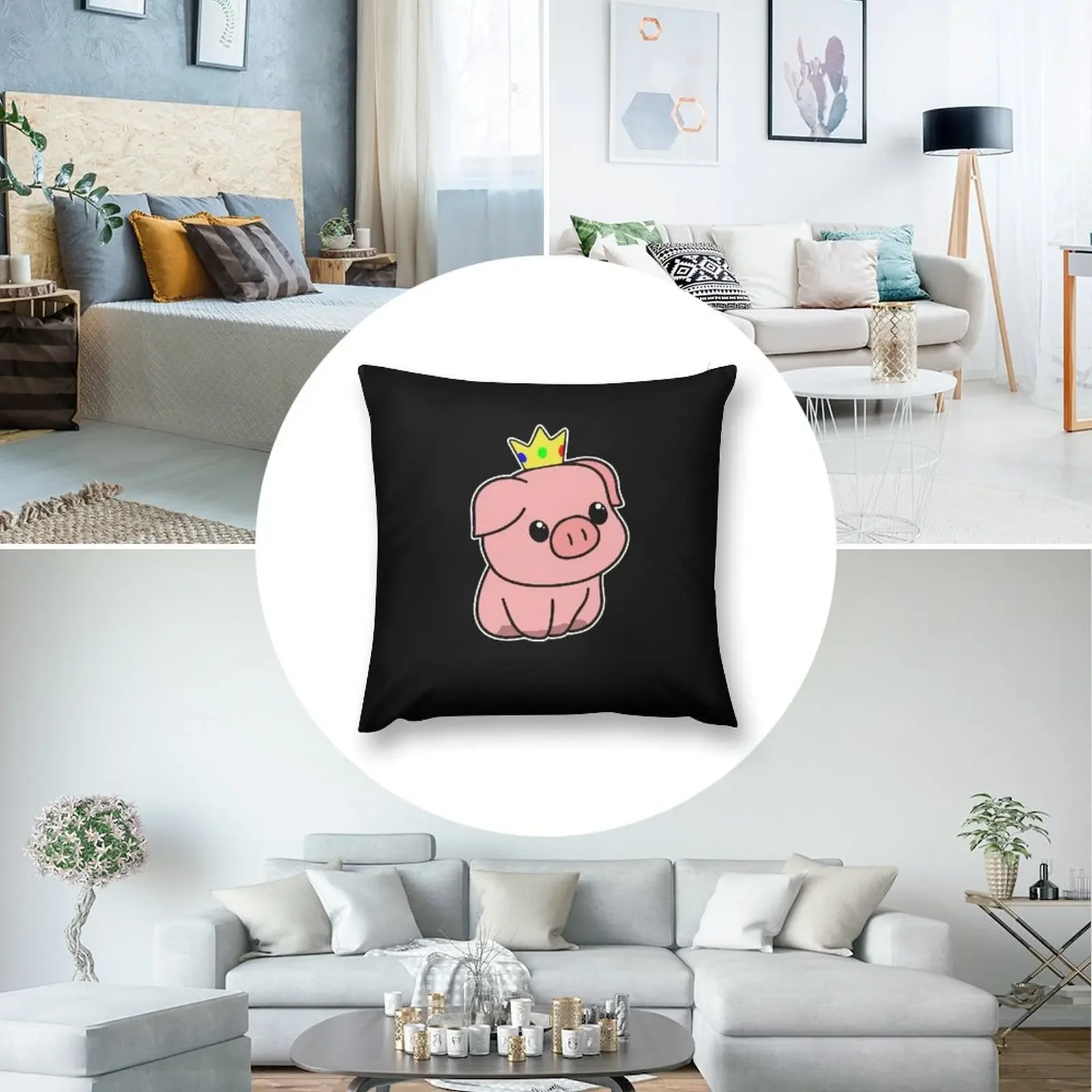 Декоративная подушка Technoblade King новогодние подушки для дивана наволочка