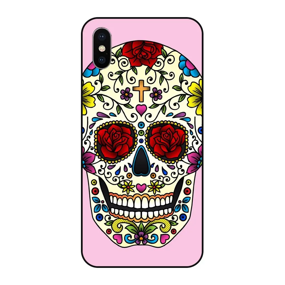 Мягкий чехол для Apple iPhone X Diy из ТПУ с цветным принтом пейзаж половинная цена