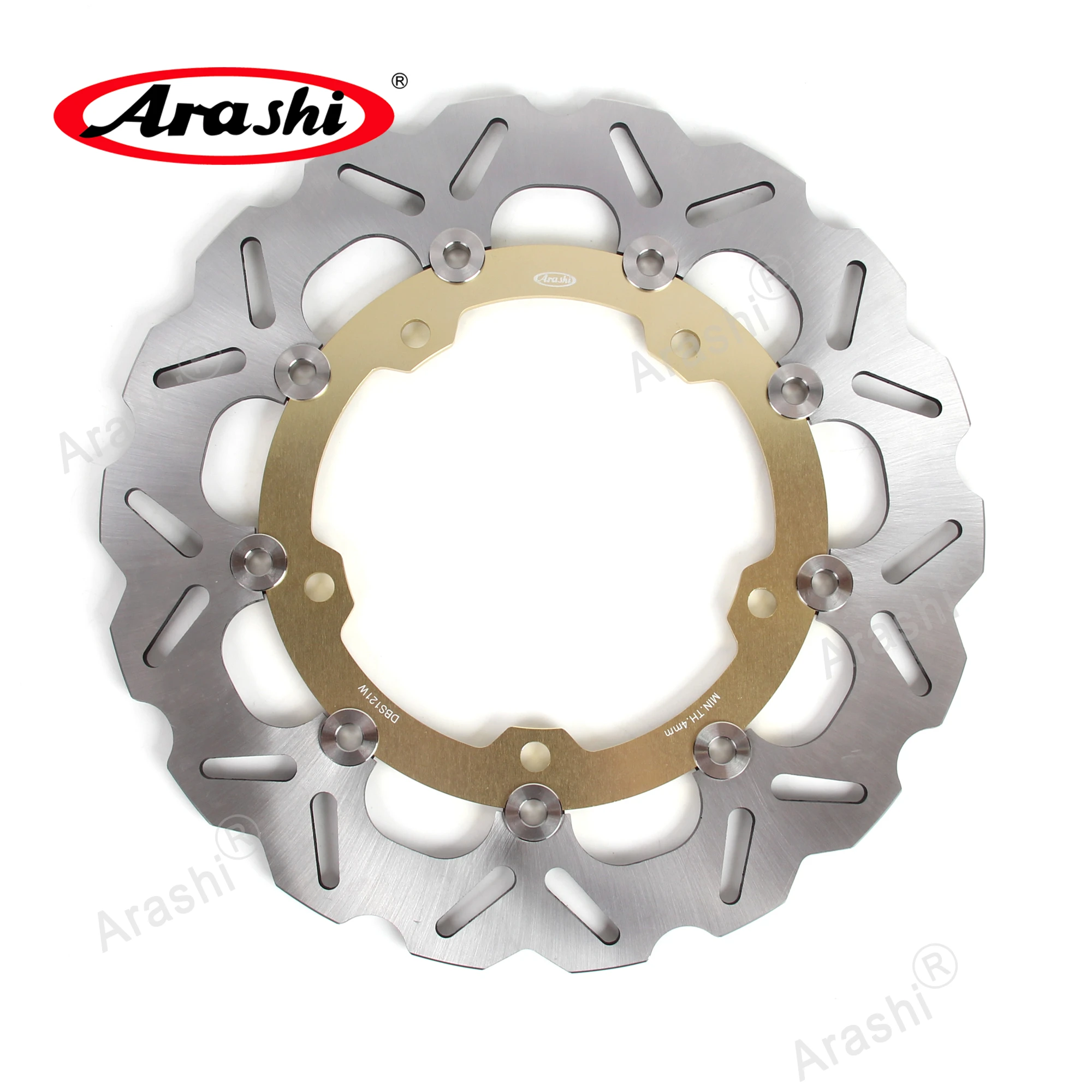 Arashi CNC плавающий передний тормозной диск ротор для KAWASAKI ZX25R 2020 2021 2022 2023 ZX-25R ZX 25R